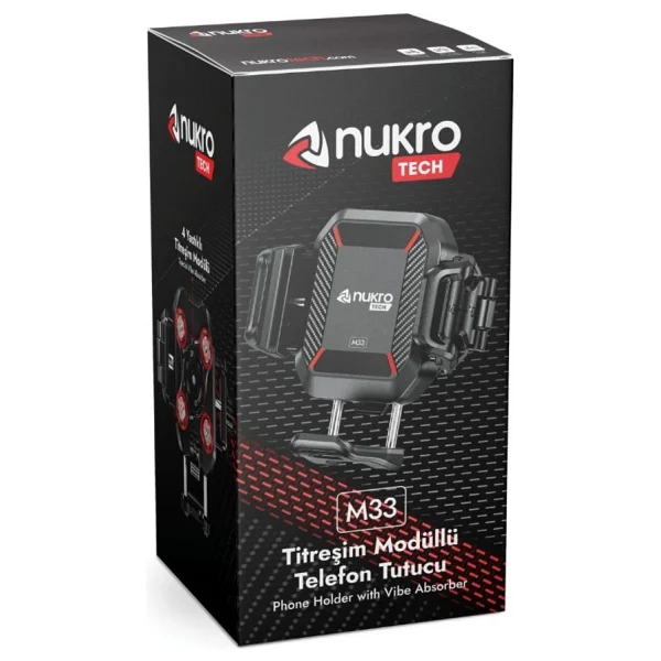 Nukrotech M33 Motosiklet Telefon Tutucu - Görsel 4