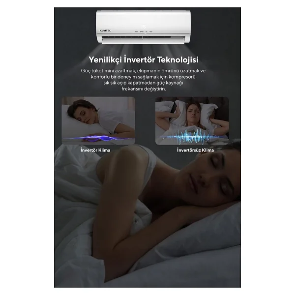 Kumtel Matsu KMSAC-18 A++ 18000 BTU Inverter Duvar Tipi Klima - Görsel 2