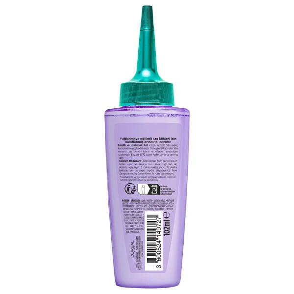 L'oreal Paris Elseve Hydra Pure Peeling Etkili Saç Derisi Serumu 102 Ml - Görsel 3