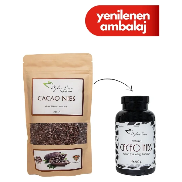 Ayhan Ercan Cacao Nibs Granül Ham Kakao Nibi 200 G - Görsel 4