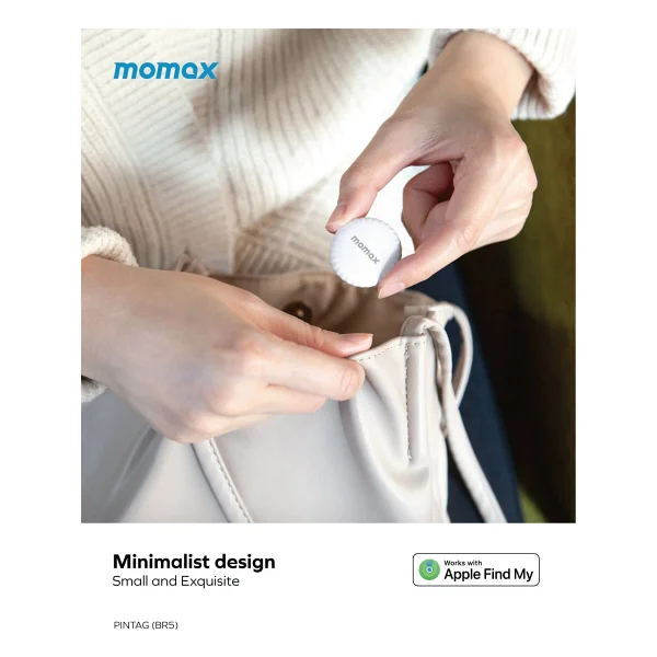 Momax Pintag Find My Tracker Sarı Akıllı Takip Cihazı - Görsel 3