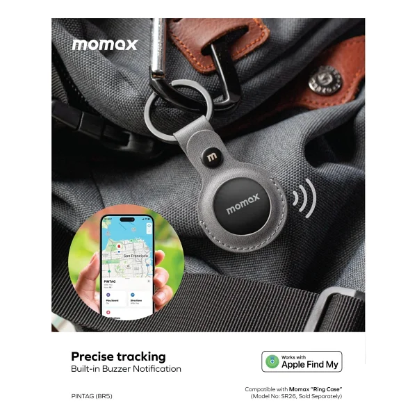 Momax Pintag Find My Tracker Sarı Akıllı Takip Cihazı - Görsel 4