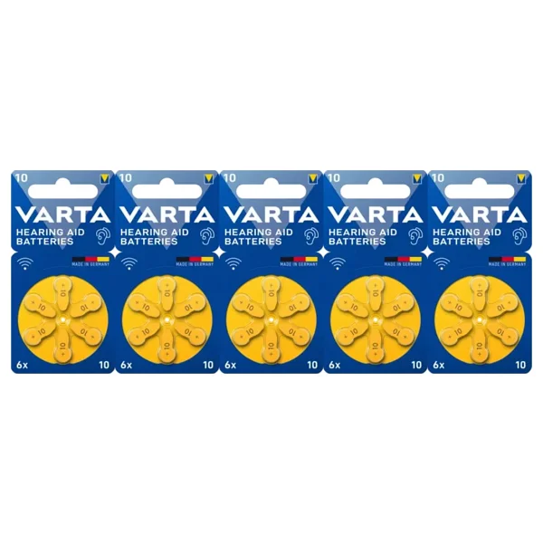 Varta 10 Numara 6'lı 10 Paket İşitme Cihazı Pili - Görsel 2