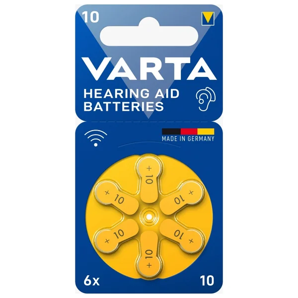 Varta 10 Numara 6'lı 10 Paket İşitme Cihazı Pili - Görsel 6