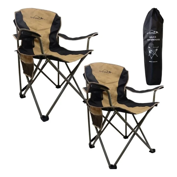 Nurgaz Campout Ng-C055xl Gala XL 2'li Kamp Sandalyesi - Görsel 6