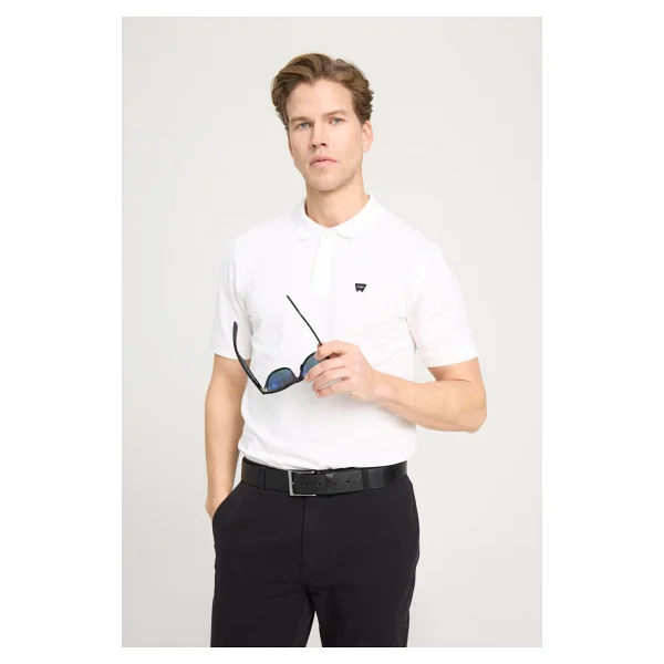 Wrangler Erkek Pamuklu Regular Fit Mercan Rengi Polo Yaka Tişört - W7d5k4xx2t - Görsel 6