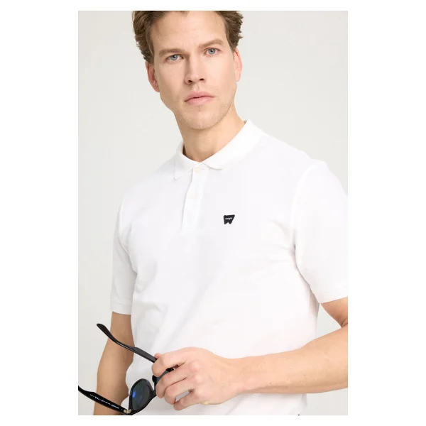 Wrangler Erkek Pamuklu Regular Fit Mercan Rengi Polo Yaka Tişört - W7d5k4xx2t - Görsel 2
