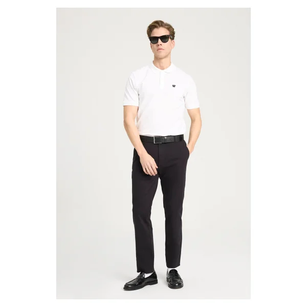 Wrangler Erkek Pamuklu Regular Fit Mercan Rengi Polo Yaka Tişört - W7d5k4xx2t - Görsel 3