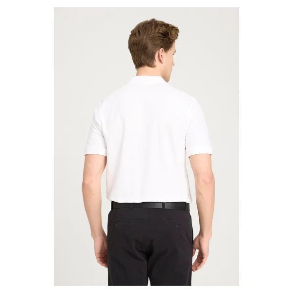 Wrangler Erkek Pamuklu Regular Fit Mercan Rengi Polo Yaka Tişört - W7d5k4xx2t - Görsel 5