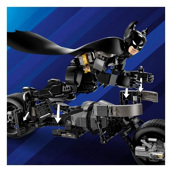 Lego 76273 Dc Batman Yapım Figürü Ve Bat-Pod Motosiklet - Görsel 5
