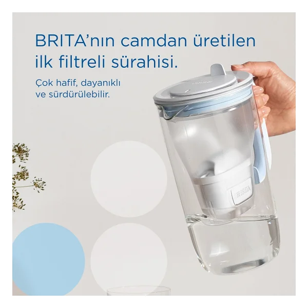 Brita 2.5 Lt Cam Filtreli Su Arıtma Sürahisi - Görsel 2