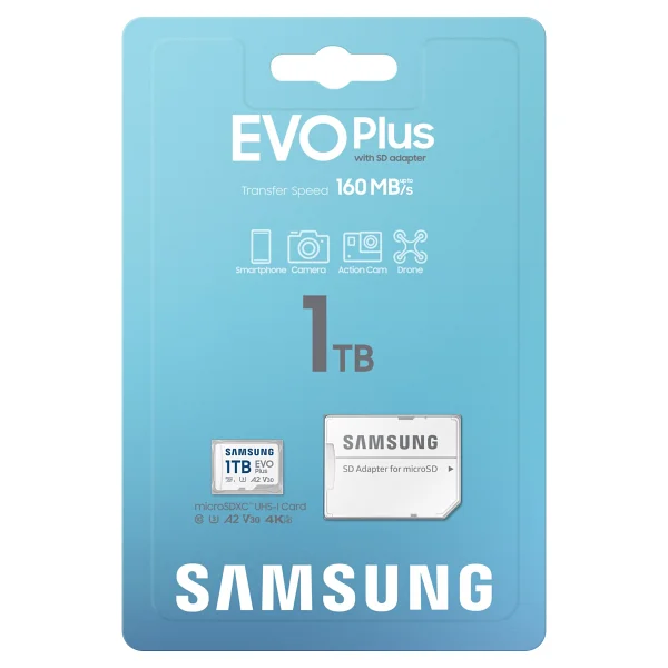Samsung Evo Plus MB-Mc1t0sa Class 10 Uhs-I U3 A2 V30 1 TB Micro Sd Kart - Görsel 4