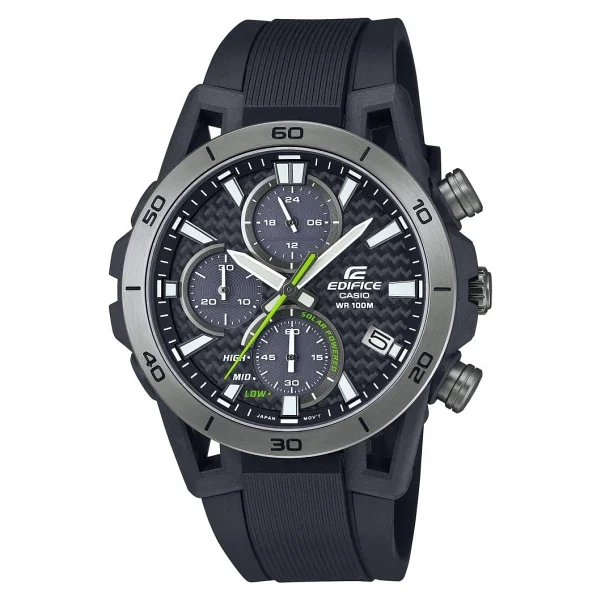 Casio Edifice Sospensione Eqs-960pb-1avudf Silikon Kordon Erkek Kol Saati - Görsel 2