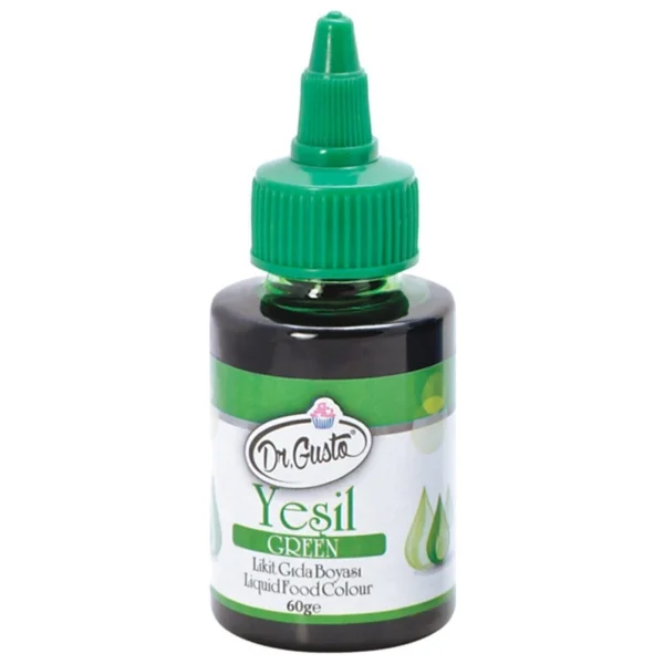Dr. Gusto Su Bazlı Likit Yeşil Gıda Boyası 60 Gr - Görsel 2