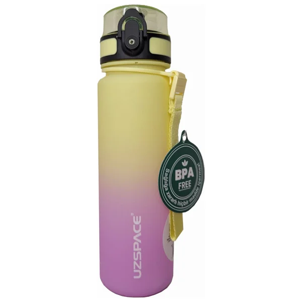 Uzspace 3026-4 Çift Renk 500 Ml Motivasyon Matarası - Görsel 2