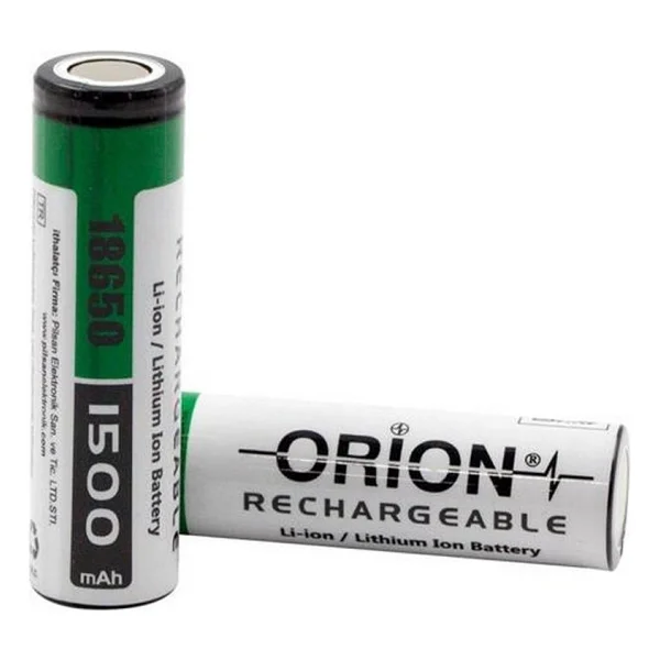 Orion 18650 3.7v 1500mah Şarj Edilebilir Li-İon Pil - Görsel 2