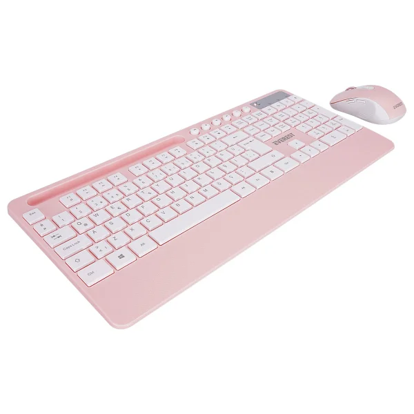 Everest Km-9676 Pembe Kablosuz Klavye Mouse Seti - Görsel 3