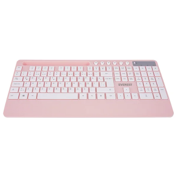 Everest Km-9676 Pembe Kablosuz Klavye Mouse Seti - Görsel 7