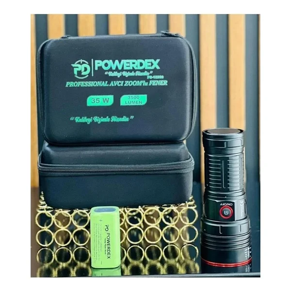 Powerdex Pd-10200 3200 Lümen LED Şarjlı El Feneri - Görsel 4