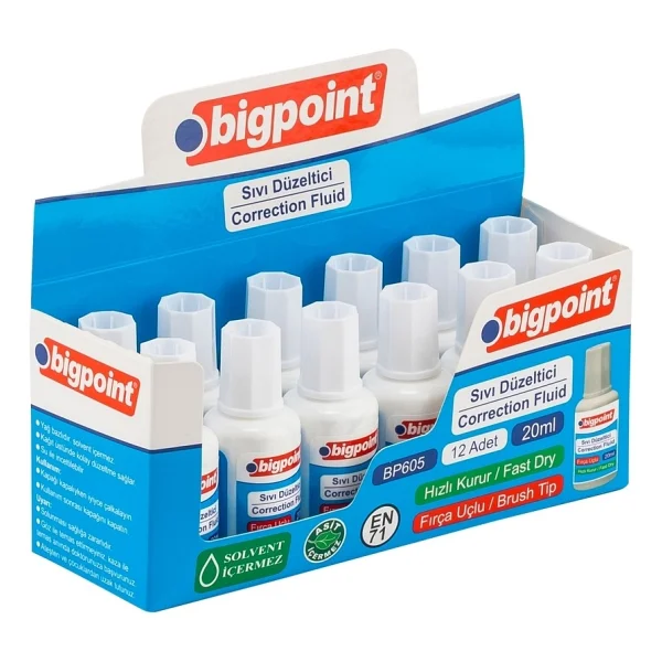 Bigpoint Sıvı Silici 20 Ml 12'li Kutu - Görsel 2