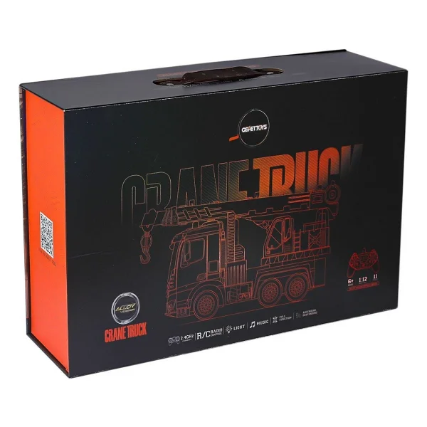 Gepettoys 1:12 Müzikli Işıklı Rc Hj8005-1 Uzaktan Kumandalı Vinç - Görsel 4