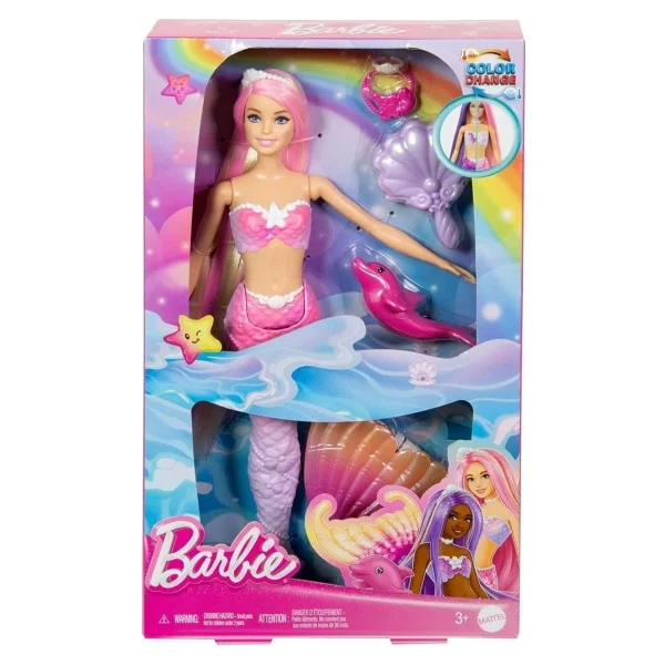 Barbie Renk Değiştiren Deniz Kızı Ve Aksesuarları Hrp97 - Görsel 2