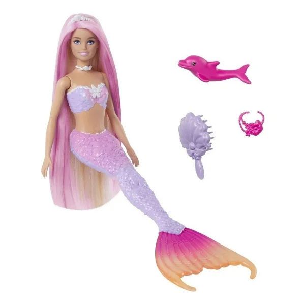 Barbie Renk Değiştiren Deniz Kızı Ve Aksesuarları Hrp97 - Görsel 4
