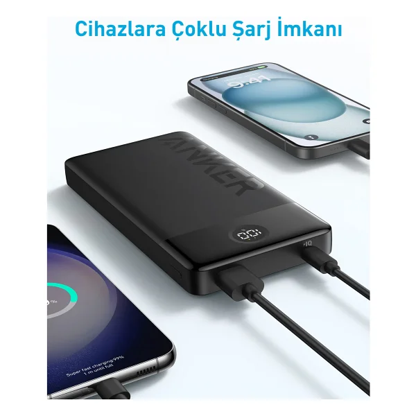 Anker 326 20000 mAh Hızlı Şarj Powerbank - Görsel 2