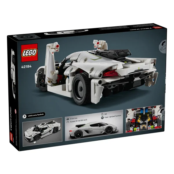 Lego 42184 Technic Koenigsegg Jesko Absolut Beyaz Hiper Araba - Görsel 4