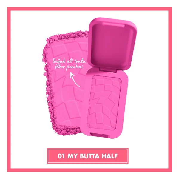 NYX Professional Makeup Buttermelt 01 My Butta Half Krem Allık - Görsel 2