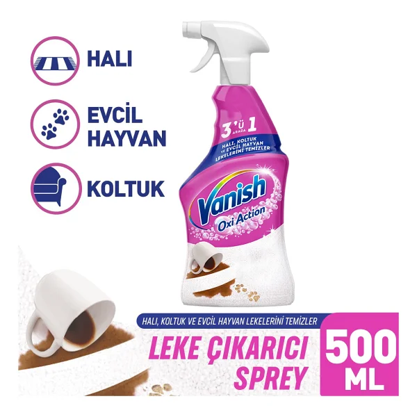 Vanish Kosla Evcil Hayvan Leke Çıkarıcı Ve Koku Giderici Sprey 500 Ml - Görsel 2