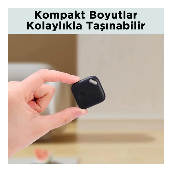 Pengraph Itag Akıllı GPS Takip Cihazı - Araç - Çocuk - Evcil Hayvan - Motosiklet - Siyah - Görsel 3