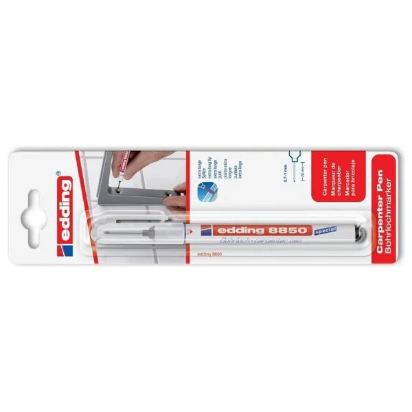 Edding 8850 Montaj İşaretleme Ve Marangoz Kalemi 10'lu Paket - Görsel 5