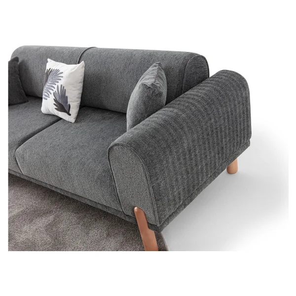 Edsy Home Armoni 3+3+1 Koltuk Takımı Krem - Görsel 6