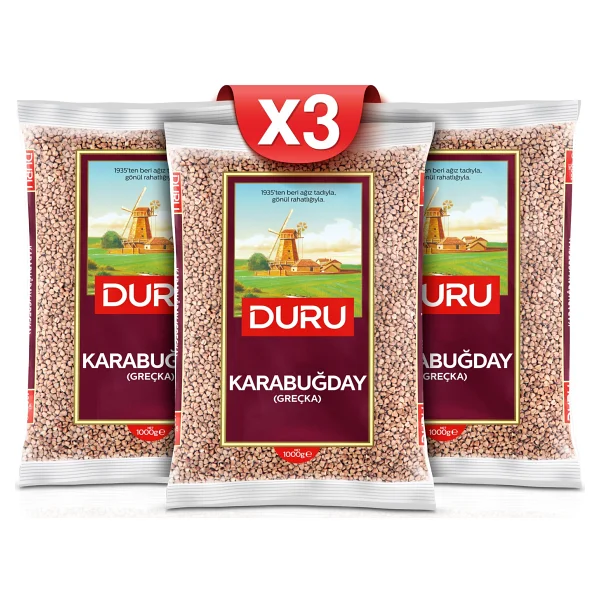Duru Greçka Karabuğday 1 Kg 3'lü - Görsel 2