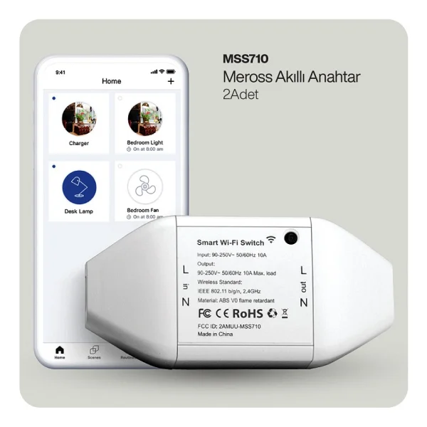 Meross Ms-Sc5b Akıllı Ev Tasarruf Paketi - Görsel 10