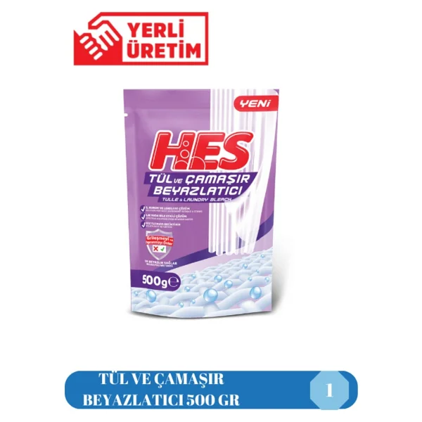 Hes Tül Ve Çamaşır Beyazlatıcı 500 Gr - Görsel 2