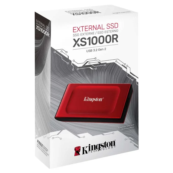 Kingston Xs1000 Sxs1000r/1000g USB 3.2 1 TB Taşınabilir SSD - Görsel 5