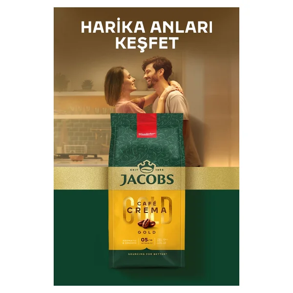 Jacobs Cafe Crema Çekirdek Kahve 500 Gr 4'lü - Görsel 5
