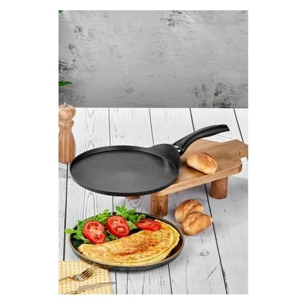 Taç Eva 26 cm Granit Krep Tavası - Görsel 2
