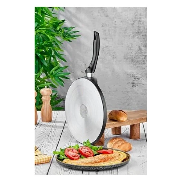 Taç Eva 26 cm Granit Krep Tavası - Görsel 3