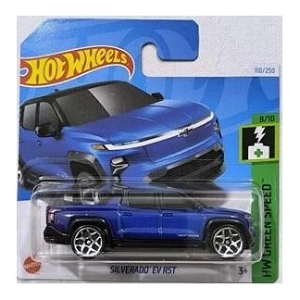 Hot Wheels Green Speed Silverado Ev Rst Hry63 - Görsel 6