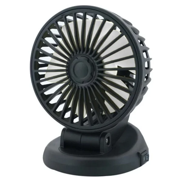 Techmaster Araç Araba Otomobil Mini Vantilatör Fan Pervane Soğutucu 12v Fan20 - Görsel 2