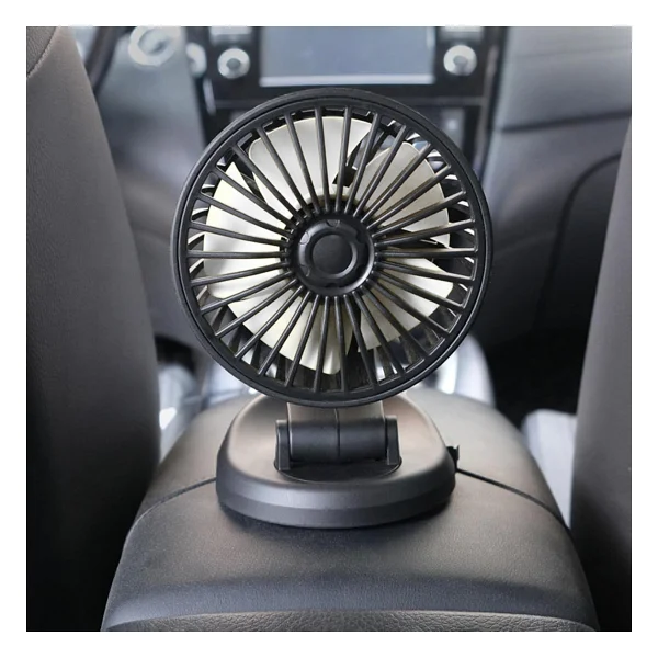Techmaster Araç Araba Otomobil Mini Vantilatör Fan Pervane Soğutucu 12v Fan20 - Görsel 4