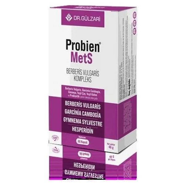 Probien Mets Berberis Vulgaris Kompleks 60 Kapsül - Görsel 2