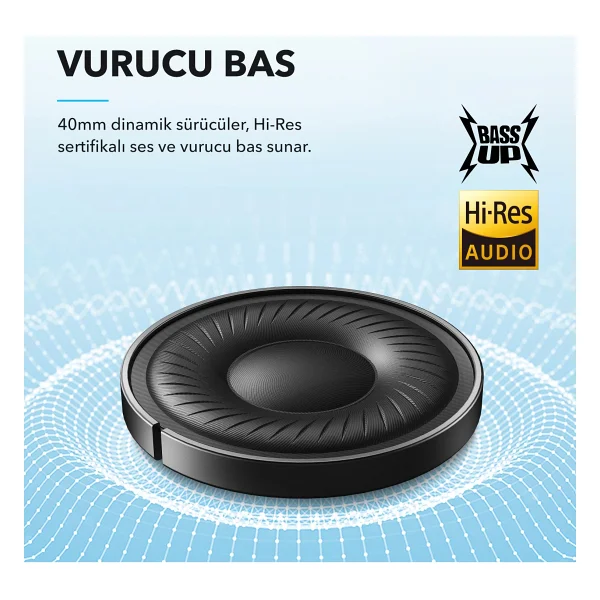 Anker Soundcore Q21i Nc Kulak Üstü Bluetooth Kulaklık - Görsel 2