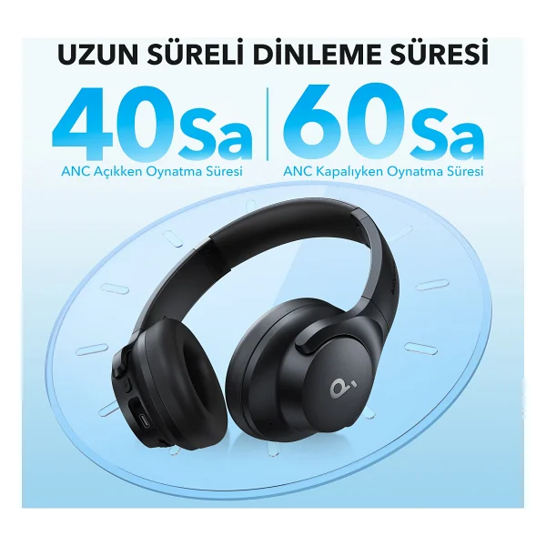 Anker Soundcore Q21i Nc Kulak Üstü Bluetooth Kulaklık - Görsel 3