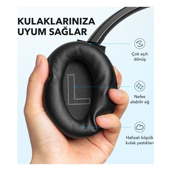 Anker Soundcore Q21i Nc Kulak Üstü Bluetooth Kulaklık - Görsel 5