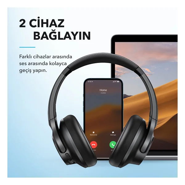 Anker Soundcore Q21i Nc Kulak Üstü Bluetooth Kulaklık - Görsel 7