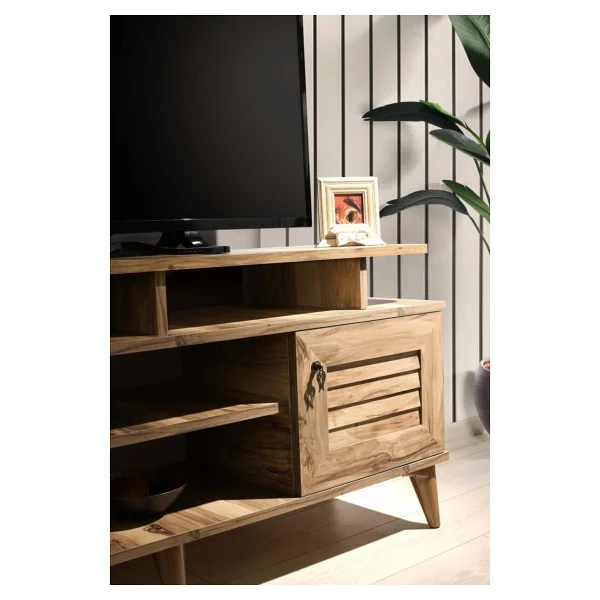 Venüs 130 Cm Panjurlu Raflı TV Sehpası - Görsel 3